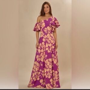 New Magenta Maxi Dress- Guest Dress By Natykas Boutique Size M- L-XL